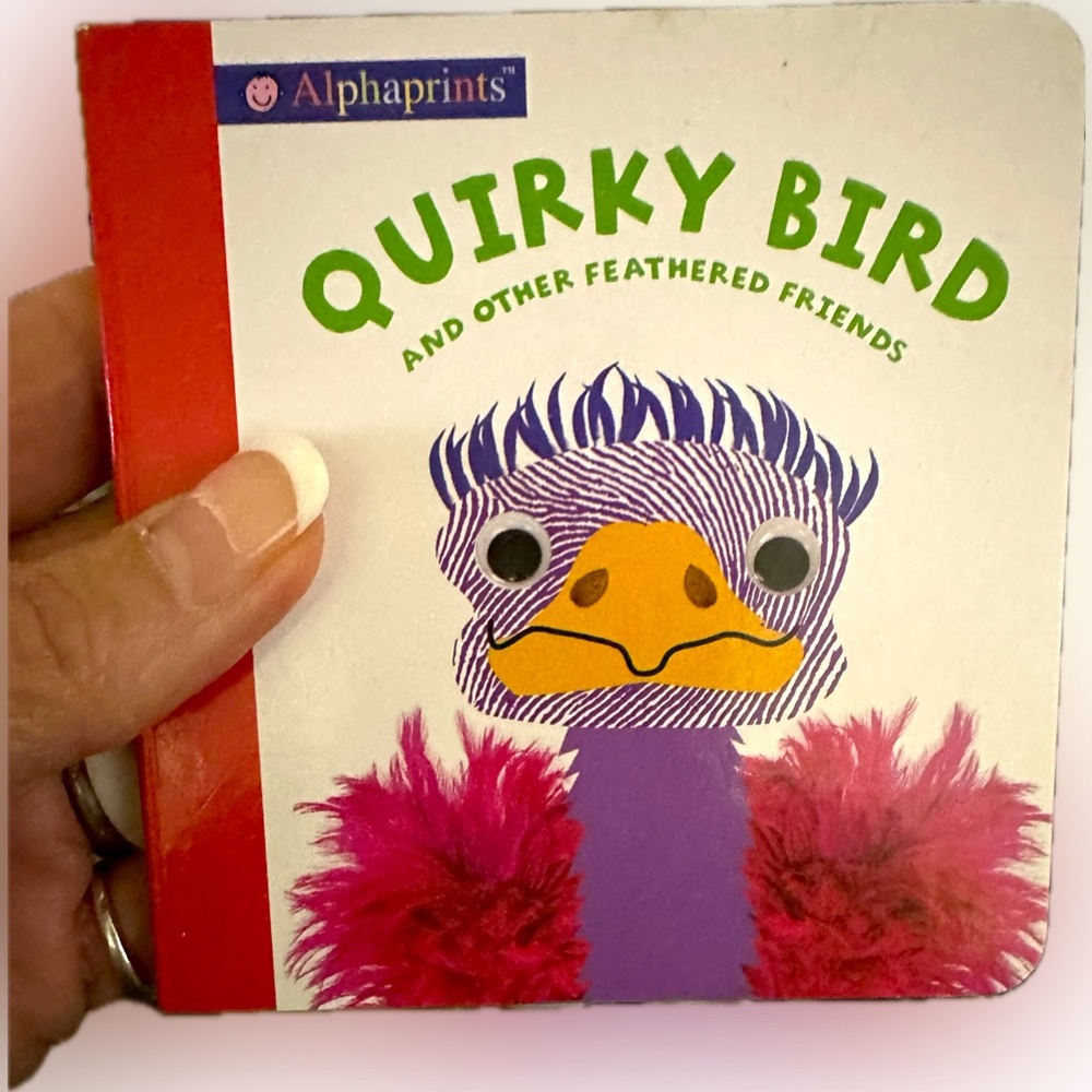 2025 QUIRKY BIRD BOARD PRIDDY BOOKS ALPHAPRINTS ANIMAL COLLECTION CHICK FIL A